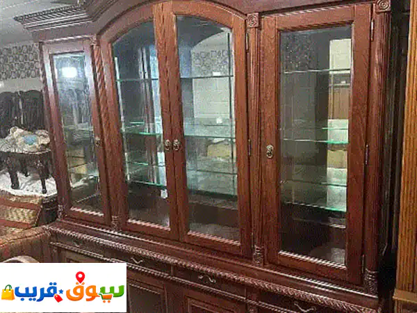 فرصة لا تعوض: اوضة سفرة انكليزي فاخرة - خشب زان...