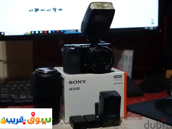 التقط عالمك! Sony Alpha A6100 Mirrorless بعدسة 16-50mm -...
