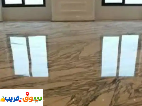 لمعان لا يصدق! جلي بلاط، تلميع رخام، تنظيف احترافي...