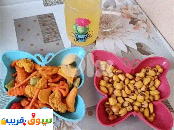 صحون ضيافة ميني أنيقة ومقاومة للكسر 🛡️ بسعر 0.5$...