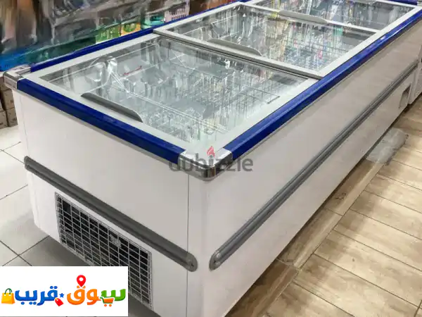 ثلاجة عرض (فريزر أفقي) بباب زجاجي منزلق WD800D | سعة...