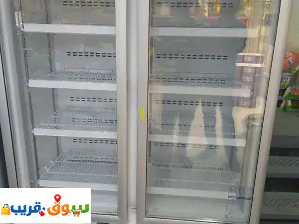 فرصة ذهبية: ثلاجة وفريزر ضخمة ببابين، بحالة...