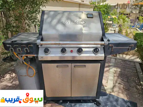 Gas BBQ 4burner Outback  OMR35 (BBQ + gas bottle + cover)