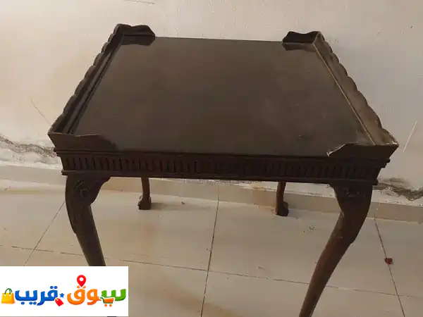 تحفة فنية لمنزلك: طاولة خشب أنتيك عالية فاخرة |...
