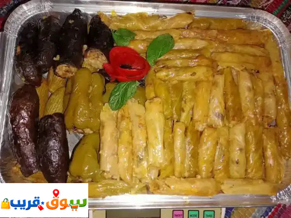 أكل بيتي مصري جميع أنواع الخضار محاشي حمام فته...