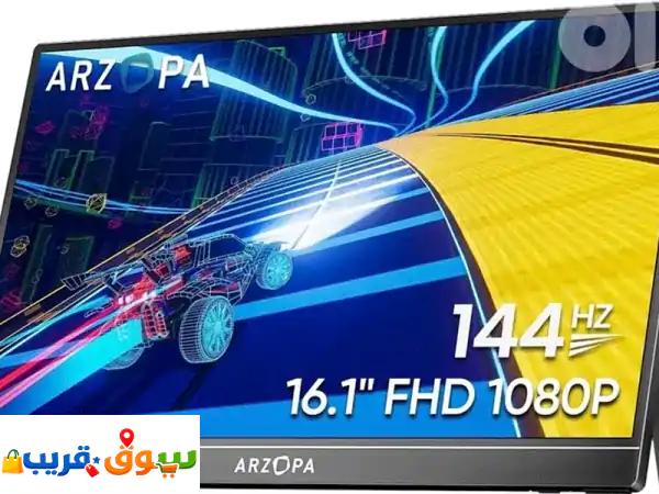 16.1'' 144 Hz Portable Gaming Monitor, 106% sRGB 1080 P FHD with HDR