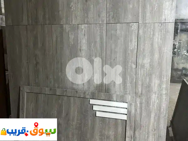 خزانة ست درف طابقين 240 سم مع تخت مجوز