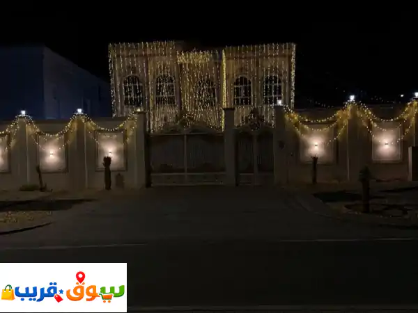 إنارة مباني للمناسبات والأعراس: إضاءة فاخرة...