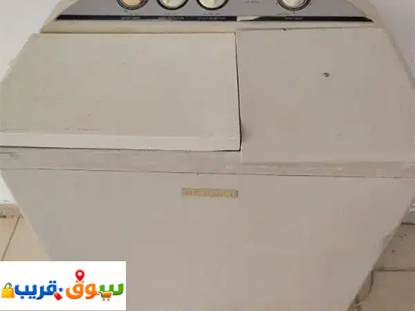 فرصة! غسالة ناشيونال 7 كجم مع نشافة مدمجة - بحالة...