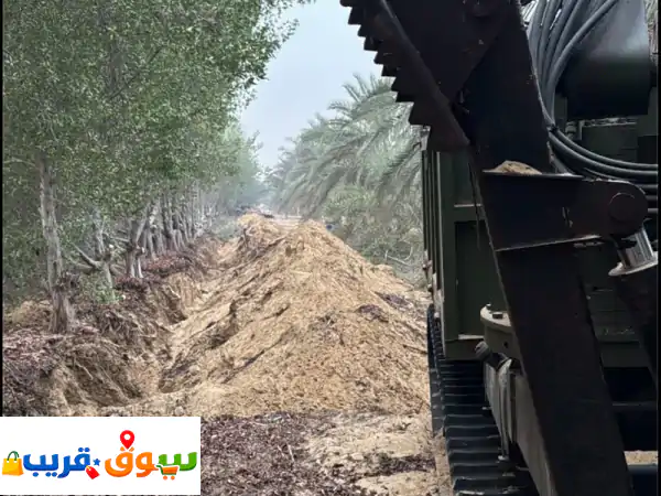 حفار صيني ممتاز هفي ديوتي جنزير وفيه قلاب ومكيف مع...