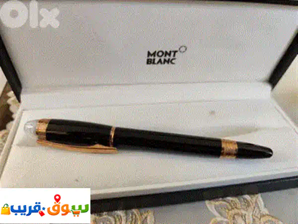 قلم مون بلان مايسترستوك 4810 الأصلي: فخامة الذهب عيار 14 قيراط 🌟 تحفة ألمانية خالدة (585)