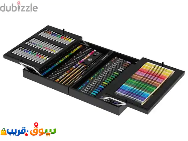 crelando wooden drawing box 174 pcs