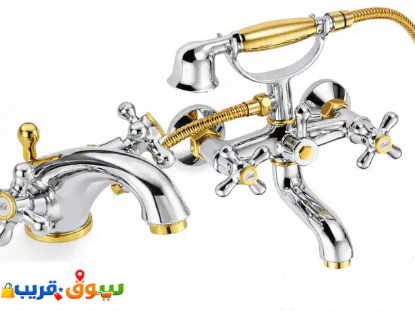 WBC  Asia  Duplex Basin and Bath Mixers set