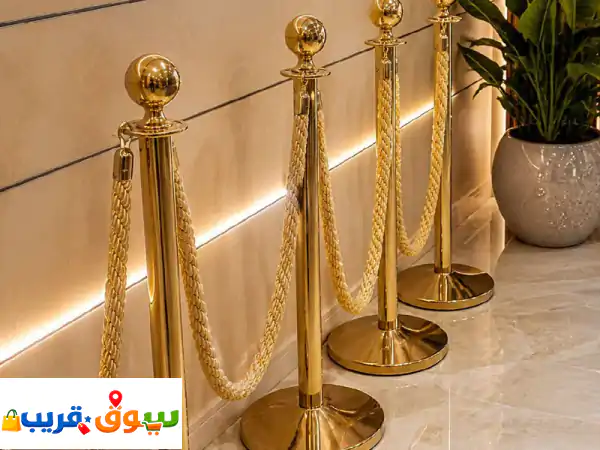 للبيع حواجز تنظيم (vip) لون ذهبي فاخر، مناسبة...
