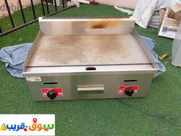 شواية غاز تجارية احترافية (جريل برجر) للبيع - قوة...