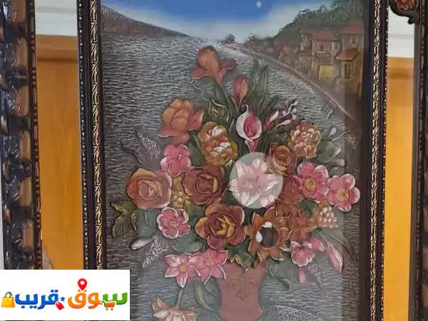 فرصة رائعة! لوحتان حائط مستعملة بحالة ممتازة - أضف...