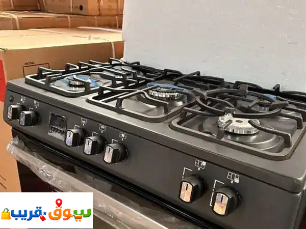 فرن غاز أريستون الأصلي 90 سم عريض | جديد بالكرتونة ومغلق | ضمان عام كامل | تجربة طهي احترافية!
