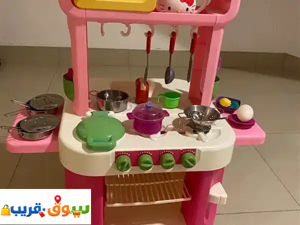 مطبخ أطفال Kidz Kitchen بحالة ممتازة: إكسسوارات وفيرة...