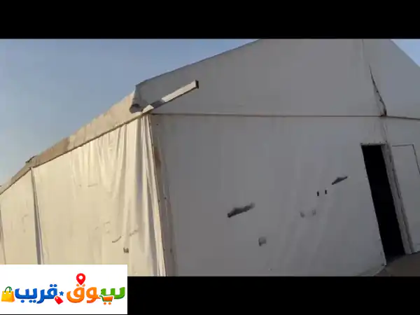 خيمة عمالية للبيع 10x15 متر | حديد كاملة وجاهزة للتركيب...