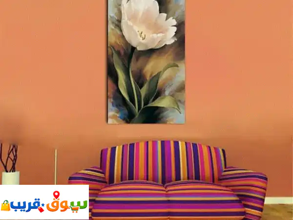 لوحات حائط بمطبوعة ومشدودة على اطار خشبي...