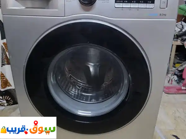غسالة سامسونج 8 كجم تحميل أمامي للبيع | كالجديدة...