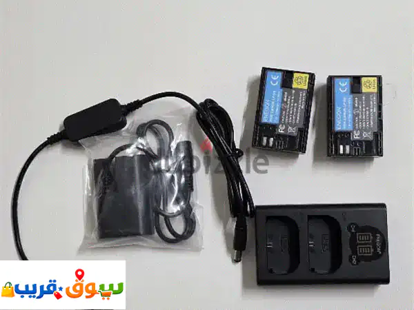حلول طاقة مثالية لـ Canon 70D: بطاريتين، شاحن، ومحول...