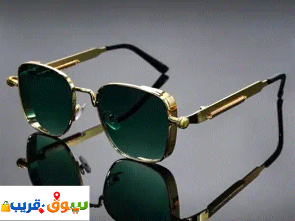 نظارات شمسية ذهبية أنيقة | أسلوب فريد بسعر لا يصدق...