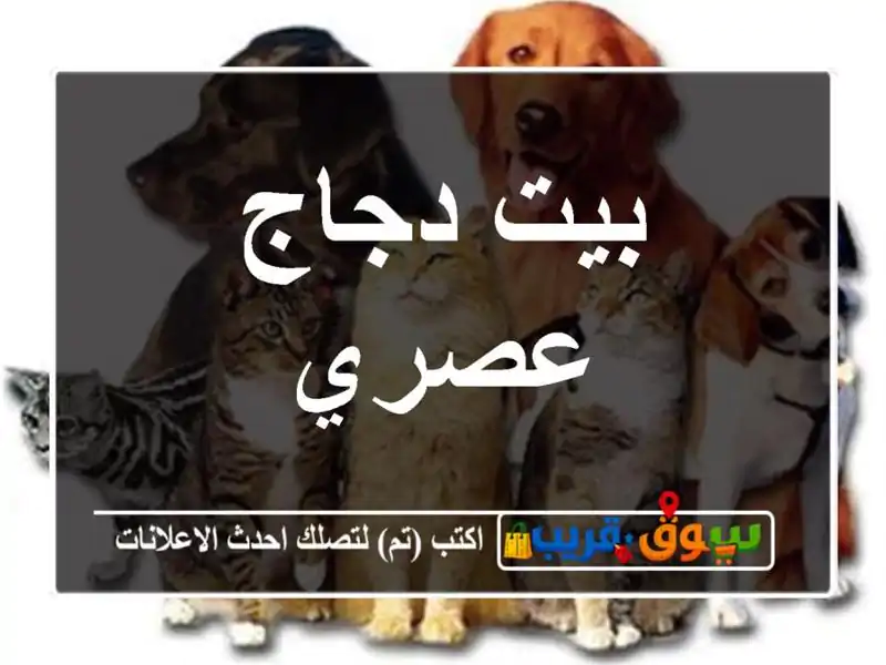 بيت دجاج عصري