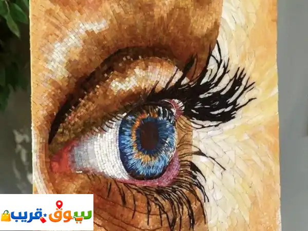 لوحات موزاييك (فسيفساء) فنية من الحجر الطبيعي...