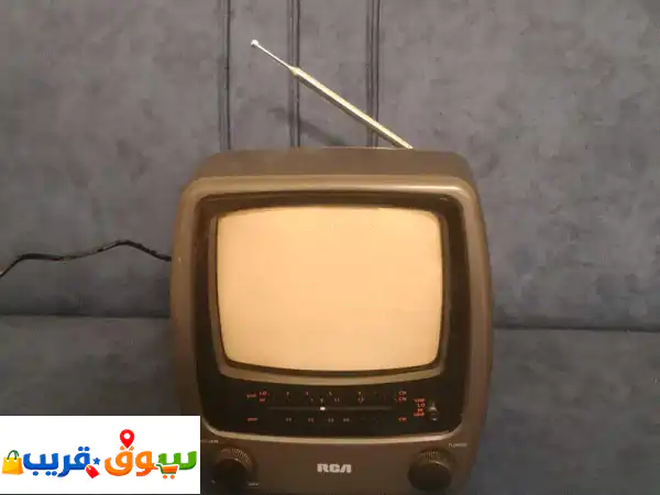 تلفزيون تحفة فينتج نادر يعمل (كهرباء/بطارية) -...