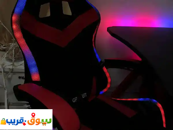 فرصة ذهبية: كرسي وطاولة ألعاب قيمنق (مكتب) بحالة...