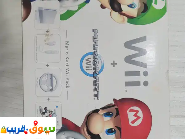 جهاز Wii الأسطوري: حزمة ألعاب كاملة + ماريو كارت وهارد...