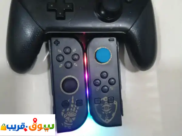 Nintendo switch pro controller + Nintendo switch joy cons rgb.