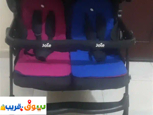 عربة جوي التوأم الذكية: ألوان تتغير حسب جنس طفليك! 👶👶