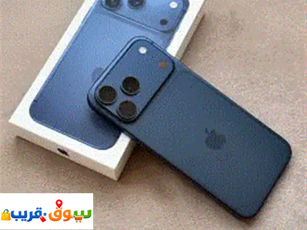 آيفون 17 برو ماكس أزرق اللون. 256 جيجا نظيف جدا ما...