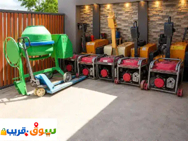 تأجير مولدات كهرباء وعدد بكافة أنواعها وتاور...