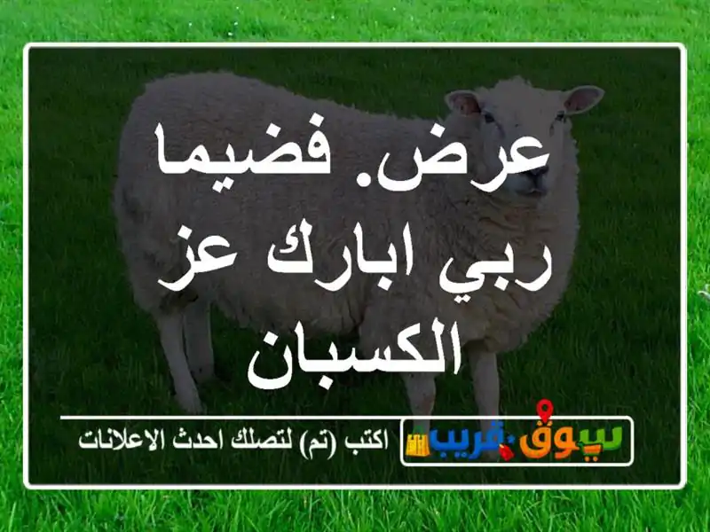 عرض. فضيما ربي ابارك عز الكسبان