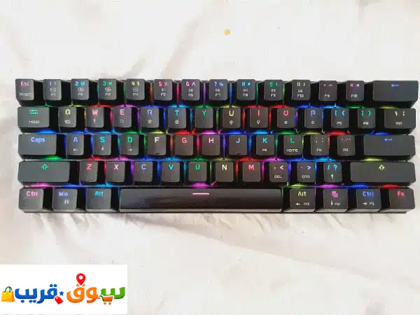 فرصة! كيبورد جيمينج Motospeed CK62 RGB ميكانيكي -...