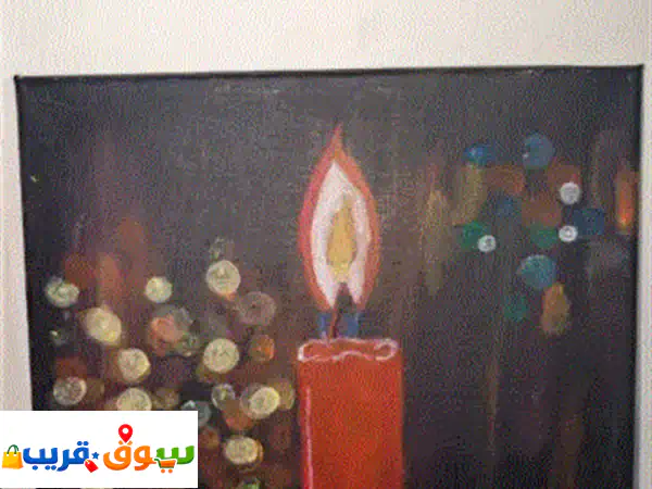 لوحات للبيع مرسومة يدويا 100 في الوان اكريليك...