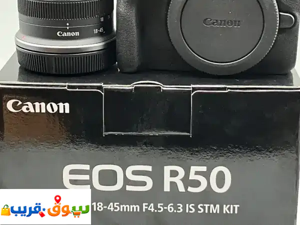 Canon  E O S R 504 K Mirrorless 2 Lens Kit RFS 1845 mm