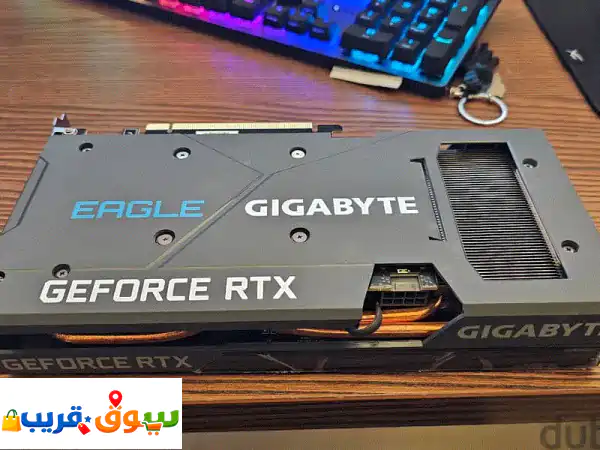 فرصة ترقية لا تُعوض! للبيع: كرت شاشة RTX 3060 EAGLE OC 12GB GDDR6 - أداء أسطوري للجيمنج