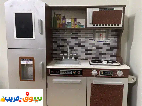 kids wooden kitchen set