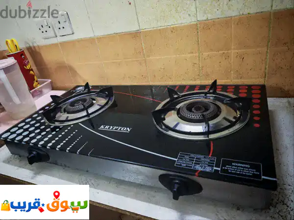 Stove with gas cylinder