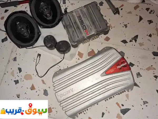 for sale kenwood speakers and amplifier
