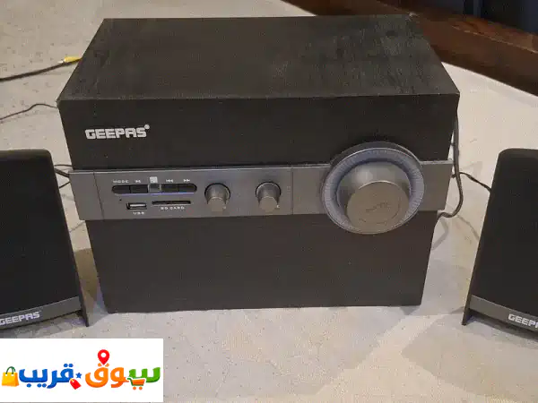 نظام سماعات جيباس (Geepas 2.1 Channel Speaker System