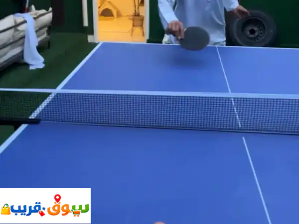 طاولة تنس استعمال أسبوعين مع كل أدواته بيعه مستعجله