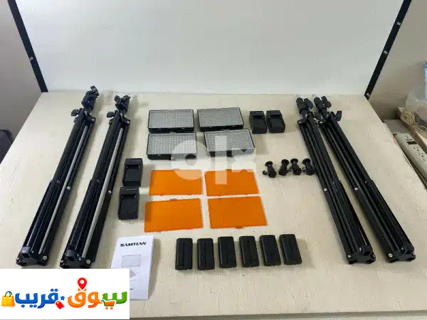 SAMTIAN TL600 S Kit: إضاءة استوديو وفيديو LED احترافية جديدة بضمان | أطلق العنان لإبداعك!
