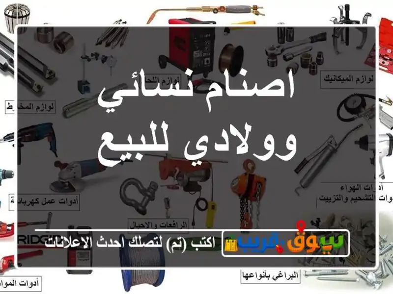 اصنام نسائي وولادي للبيع