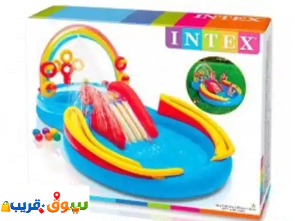 Intex Rainbow Pool for kids   مسبح انتكس للاطفال