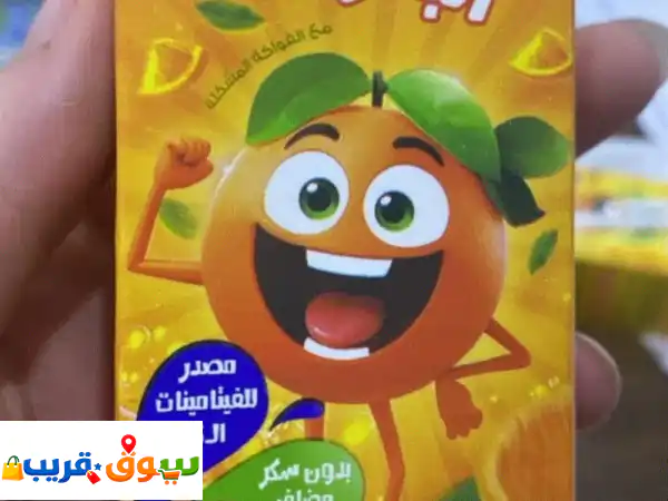 عصير نادك 25 ألف كرتون 6000 كرتون مانجا 25000 كرتون برتقال...